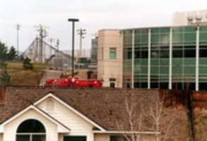 Free download Crime Scene Photo: Harris/Klebold Firing on First Responders [12:02pm] free photo or picture to be edited with GIMP online image editor